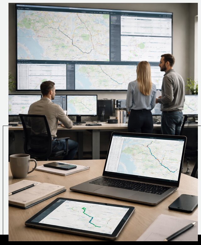 Трекинг грузов и Fleet Management, мониторинг автопарка в Долгопрудном