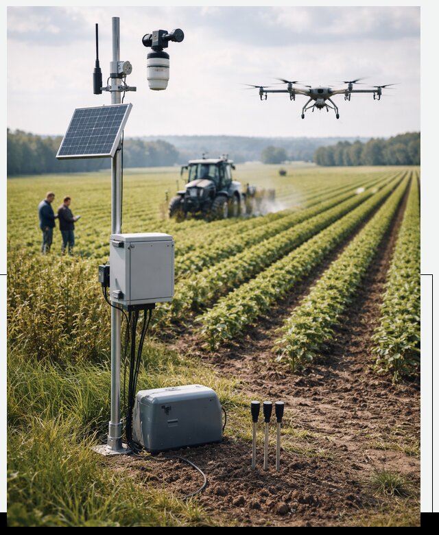 Разработка IoT мониторинга полей в Долгопрудном от 8624 р. | АвикейДлг